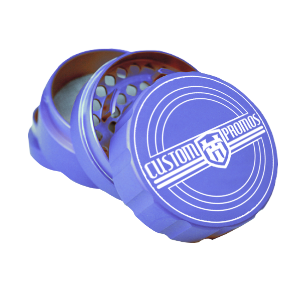 Custom Aluminum Grinders : Blue